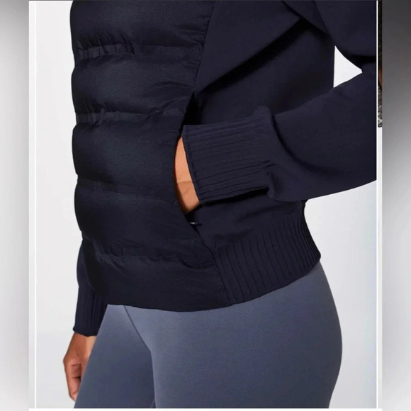 ! Lululemon Down & Around Crew Midnight Navy sz 6 - Picture 2 of 7